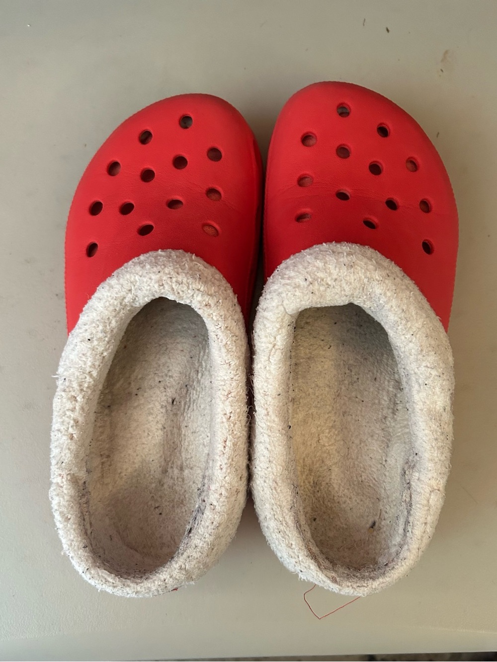 Crocs Red Shoes - Size M 7, W 9 - Picture 6 of 9
